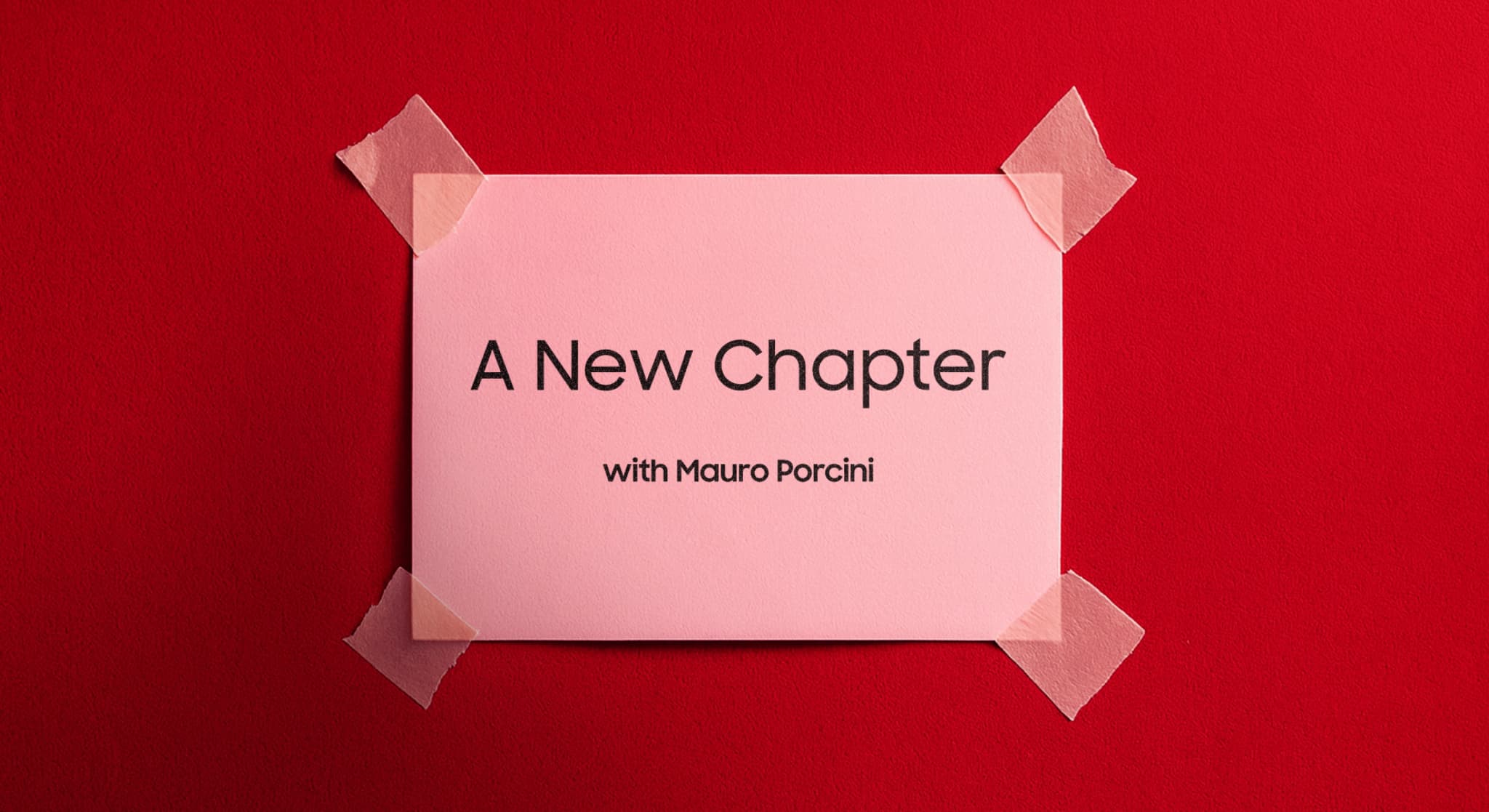 Samsung redesigned how it talks about design.